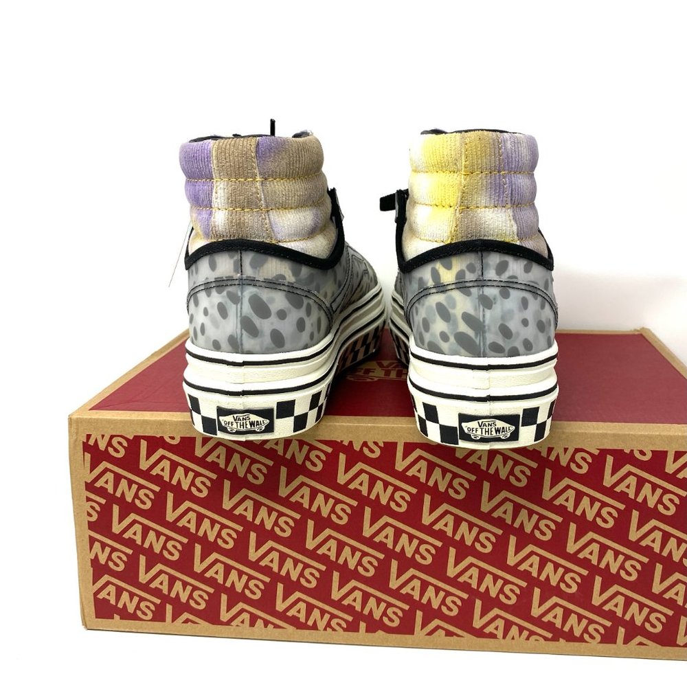 Vans Super Comfycush Hi Shoes Women's Multi Gray Velvet Plastic Size VN0A4UVM2W2 - Picture 4 of 16